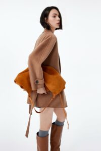LILY CAMEL WOOL-BLEND COAT